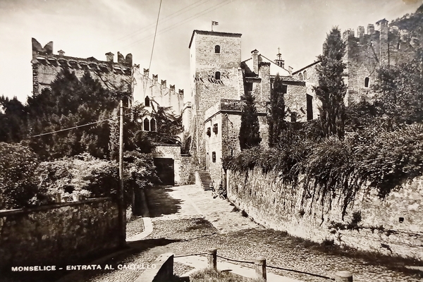 Cartolina - Monselice ( Padova ) - Entrata al Castello …