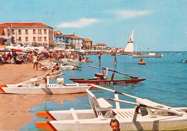 Cartolina - Riviera Adriatica - Bellaria - La Spiaggia - …