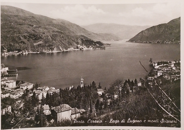 Cartolina - Porto Ceresio - Lago di Lugano e monti …