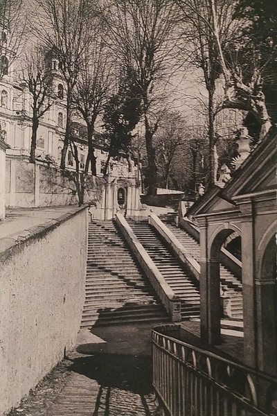 Cartolina - Acquasanta ( Genova ) - Scala Santa e …