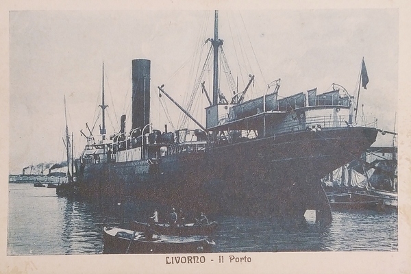 Cartolina - Livorno - Il Porto - 1928