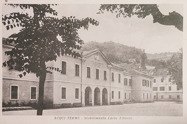 Cartolina - Acqui Terme - Stabilimento Carlo Alberto - 1952