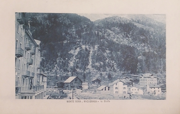 Cartolina - Monte Rosa - Macugnaga - 1930 ca.