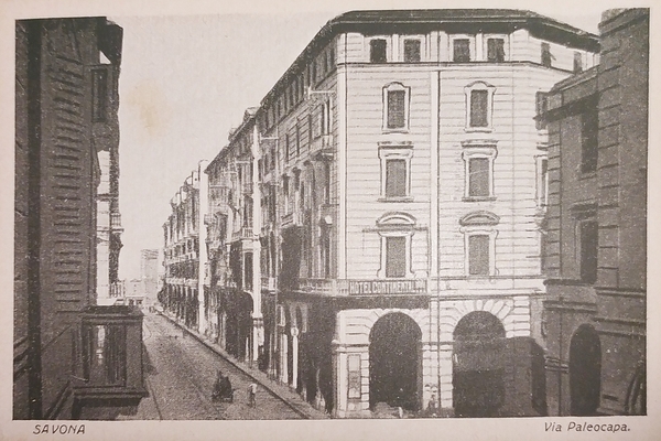 Cartolina - Savona - Via Paleocapa - 1930 ca.