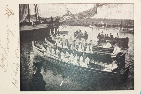 Cartolina - Argentina - Concordia - Regatas - 1907