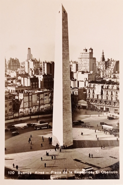 Cartolina - Argentina - Buenos Aires - Plaza de la …