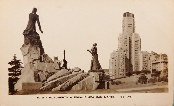 Cartolina - Argentina - Buenos Aires - Monumento a Roca …