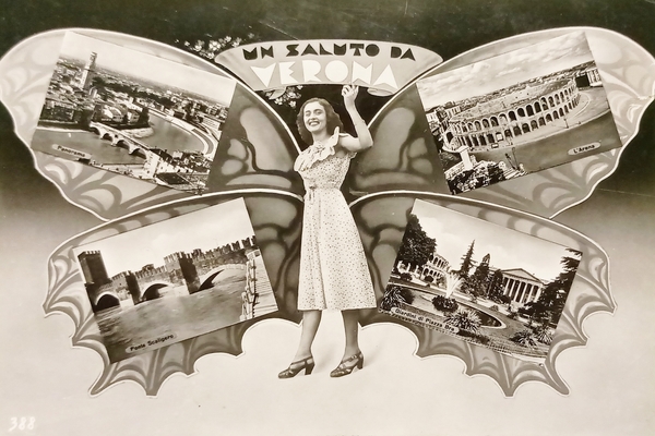 Cartolina - Un Saluto da Verona - Vedute diverse - …
