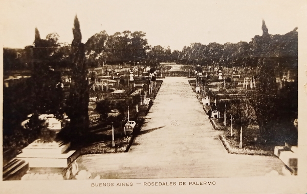 Cartolina - Argentina - Buenos Aires - Rosedales de Palermo …