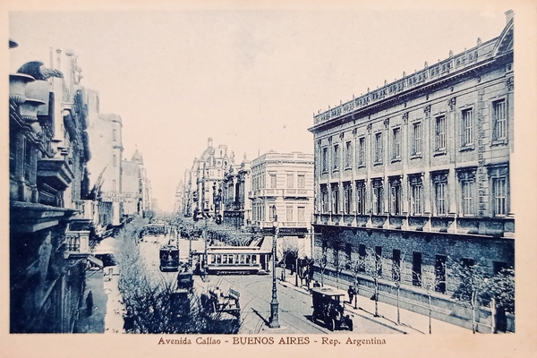 Cartolina - Argentina - Buenos Aires - Avenida Callao - …