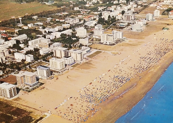 Cartolina - Bibione ( Venezia ) - Panorama - 1970