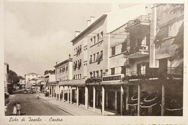 Cartolina - Lido di Jesolo - Centro - 1956