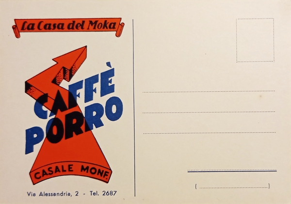 Cartolina Pubblicità - La Casa del Moka - Caffè Porro …