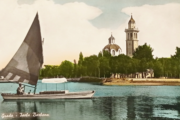 Cartolina - Grado - Isola Barbana - 1960