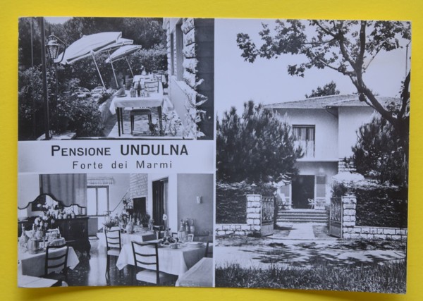 Cartolina Pensione Undulna Forte Dei Marmi 1955