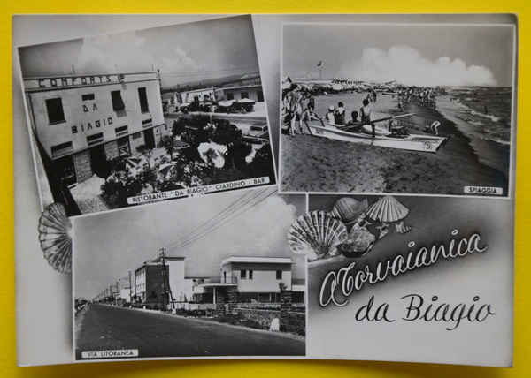 Cartolina Torvaianica Da Biagio 1950