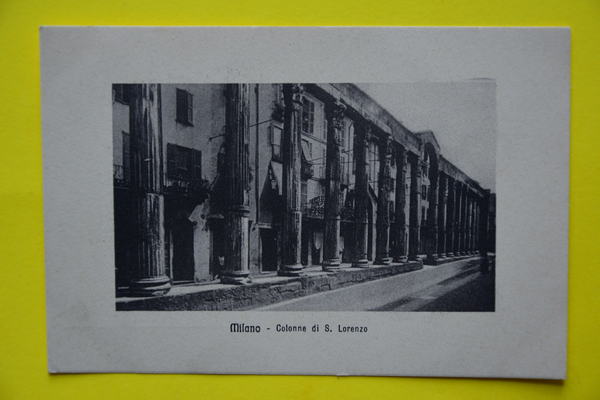 Cartolina Milano Colonne Di S.Lorenzo 1930