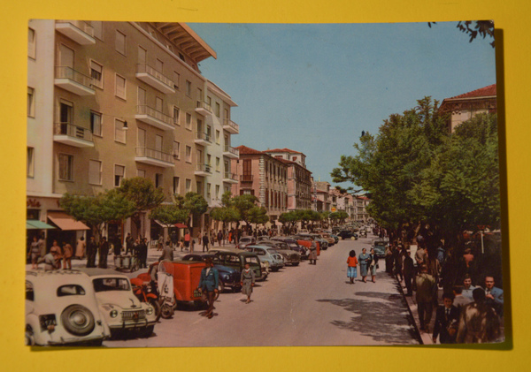 Cartolina Cosenza Corso Mazzini 1950