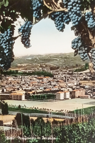 Cartolina - Nizza Monferrato - Panorama - 1966