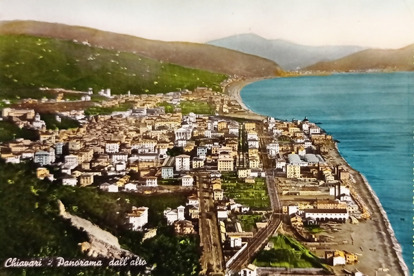 Cartolina - Chiavari - Panorama dall'alto - 1968