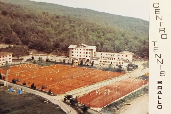 Cartolina - Centro Tennis - Brallo ( Pavia ) - …