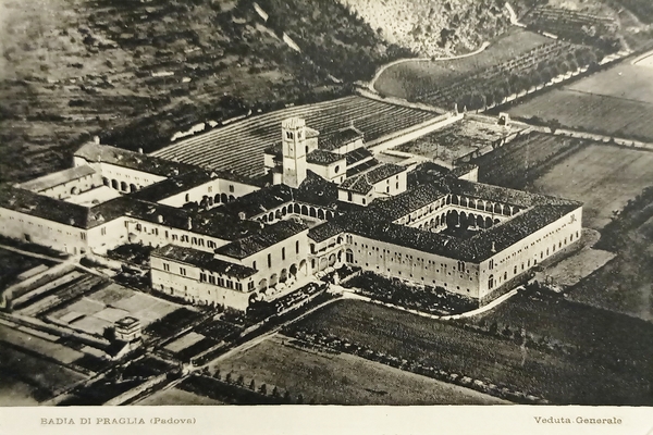 Cartolina - Badia di Praglia ( Padova ) - Veduta …