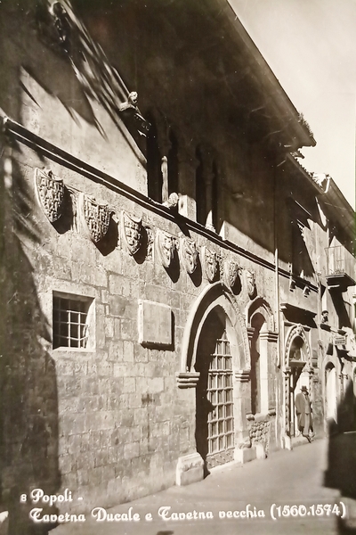 Cartolina - Popoli - Taverna Ducale e Taverna vecchia - …