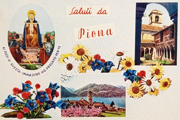 Cartolina - Saluti da Piona ( Lecco ) - Vedute …