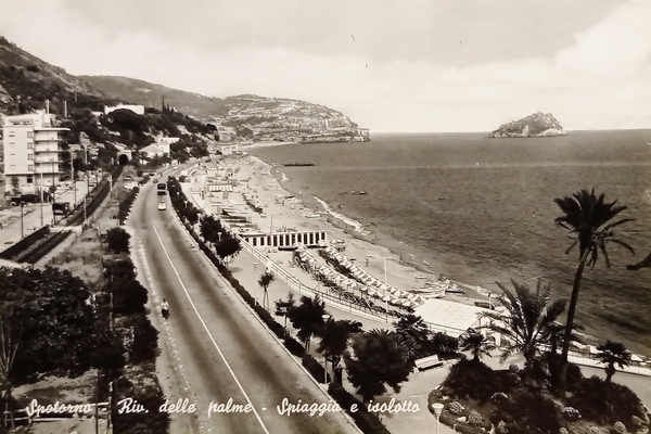 Cartolina - Spotorno - Riviera delle Palme - Spiaggia e …