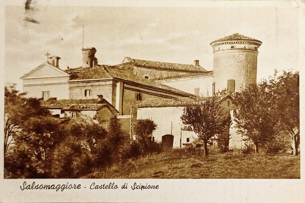Cartolina - Salsomaggiore - Castello di Scipione - 1930 ca.