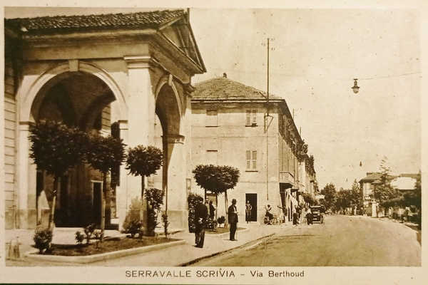 Cartolina - Serravalle Scrivia - Via Berthoud - 1920 ca.