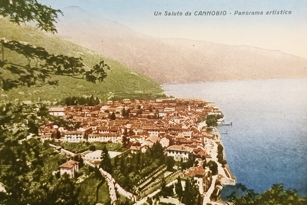 Cartolina - Un Saluto da Cannobio - Panorama artistico - …
