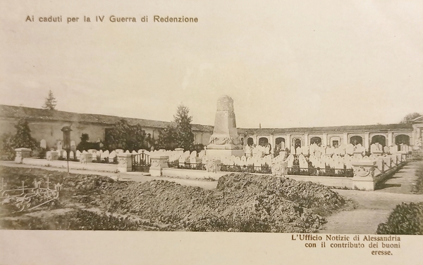 Cartolina - Ai Caduti per la IV Guerra di Redenzione …