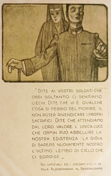 Cartolina Militare WWI - Resistere significa Vincere - Viva l'Italia …