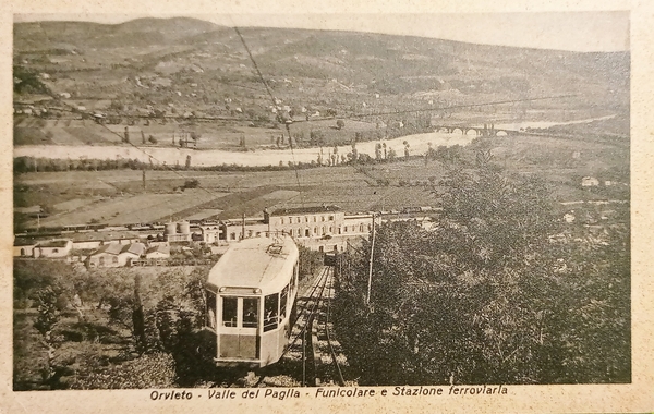 Cartolina - Orvieto - Valle del Paglia - Funicolare e …
