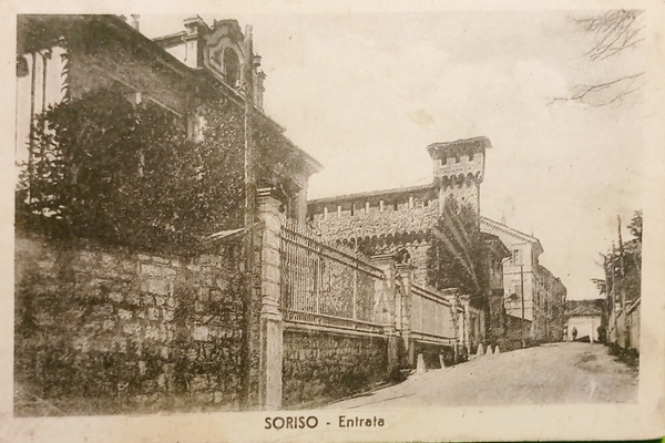 Cartolina - Soriso ( Novara ) - Entrate - 1950