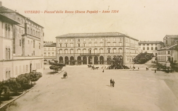 Cartolina - Viterbo - Piazza della Rocca ( Rocca Papale …