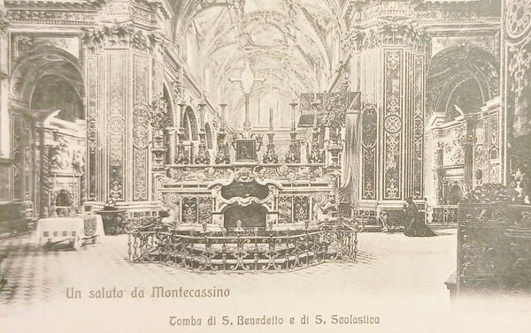 Cartolina - Montecassino - Tomba di S. Benedetto e di …