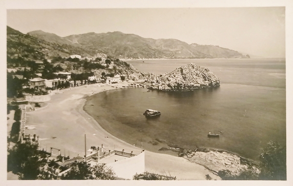 Cartolina - Taormina - Bagni Mazzaro - 1935 ca.