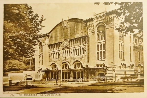 Cartolina - Francia - Biarritz - La Gare du Midi …
