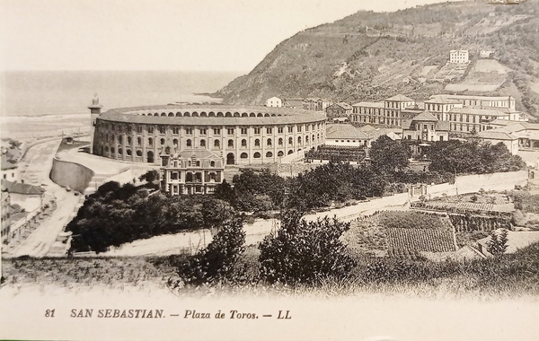 Cartolina - Spagna - San Sebastián - Plaza de Toros …