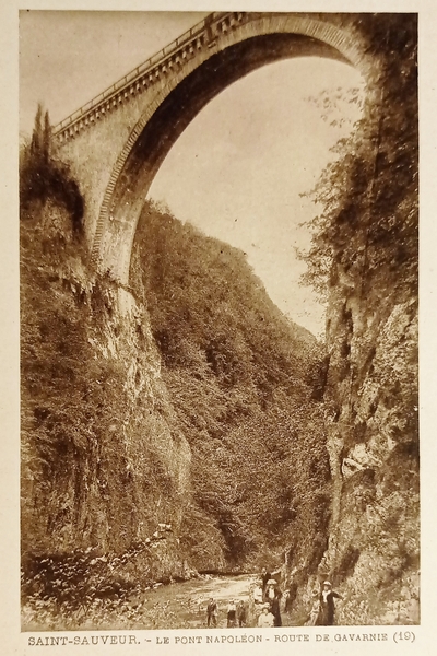 Cartolina Francia - Saint-Sauveur - Le Pont Napoleon - Route …