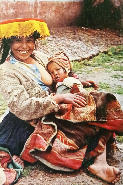 Cartolina - India Tipica de Pisac - Cuzco - Perù …