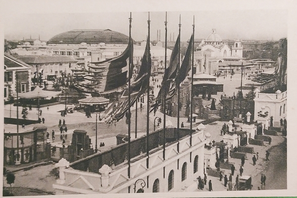 Cartolina - Foire de Milan - Entree de Place Giulio …