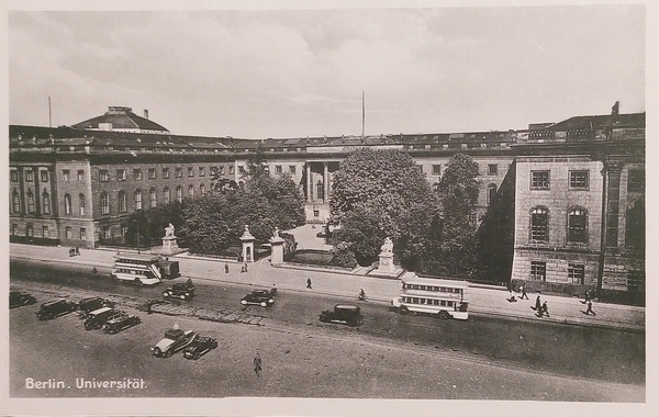 Cartolina - Berlin - Universitat - 1930 ca.