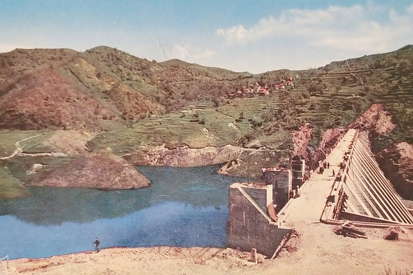 Cartolina - La Diga del Brugneto ( Genova ) - …