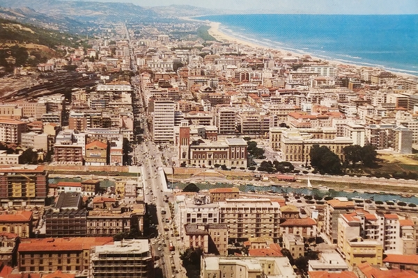 Cartolina - Pescara - Panorama dall'aereo - 1965 ca.