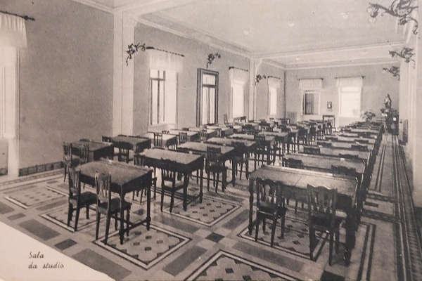 Cartolina - Istituto del Sacro Cuore - Genova - Sala …