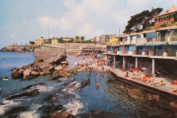 Cartolina - Genova - Quarto - Bagni Doria - 1966