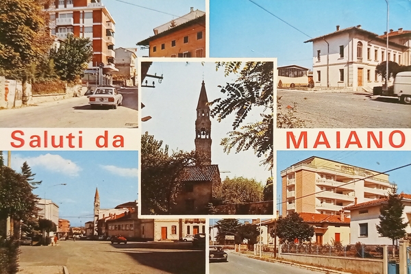 Cartolina - Saluti da Maiano - Vedute diverse - 1965 …